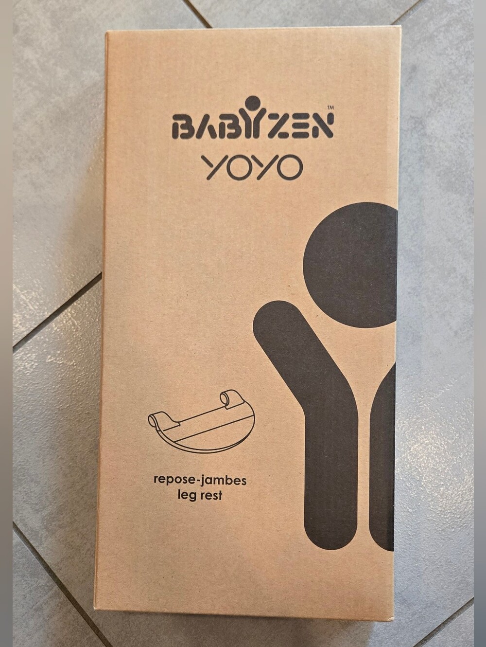 Babyzen YoYo Stroller Black Leg Rest New In Box